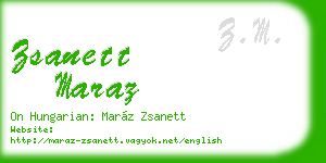 zsanett maraz business card
