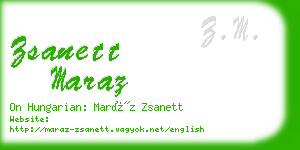 zsanett maraz business card